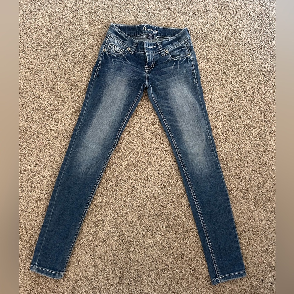 Amethyst Jeans Women's Dark Blue Skinny Jeans